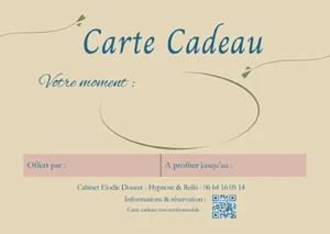 Carte cadeau de Elodie Doucet